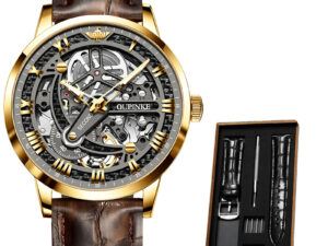 Waterproof hollow mechanical watch