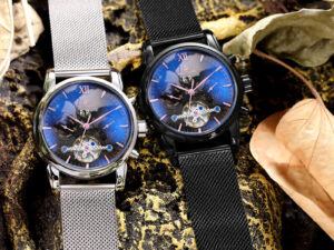 Blu-ray glass mirror automatic watch