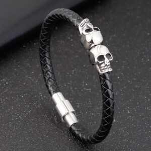 Men’s Leather Bracelet woven Bracelet simple Bracelet